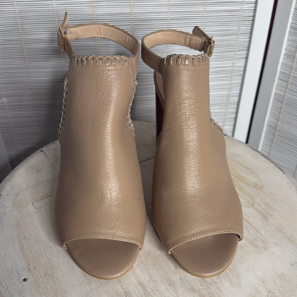 NWT Kate Spade Mallorca block heel peep toe sandals - Picture 5 of 11